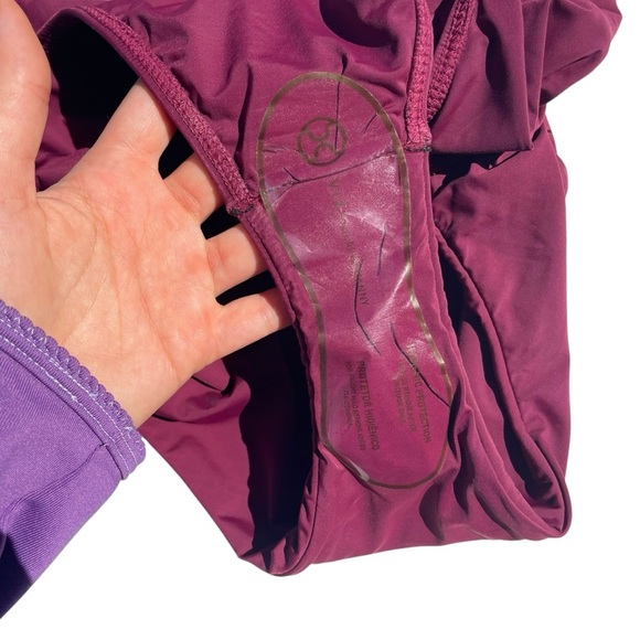 Vix Paula Hermanny one piece swimsuit ventana halter tie maroon red small NWT - Picture 6 of 10